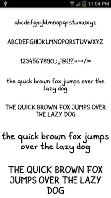 Free Fonts Pack 14 android App screenshot 0