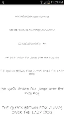 Free Fonts Pack 14 android App screenshot 3