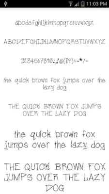 Free Fonts Pack 14 android App screenshot 4