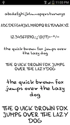 Free Fonts Pack 14 android App screenshot 5