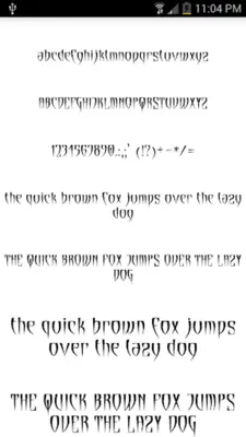 Free Fonts Pack 14 android App screenshot 6